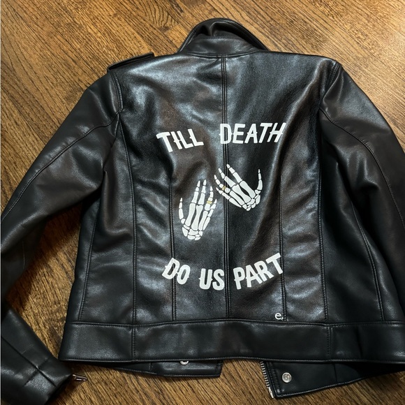 Custom leather wedding jacket - Picture 3 of 4